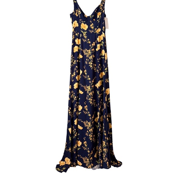 Reformation Lecce Maxi Dress Bernadette Floral | Size 2 | NWT Wedding Guest - Picture 9 of 11